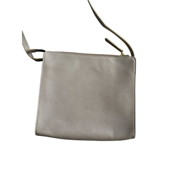 BRAHMIN Womens Taupe Beige Leather Crossbody Bag - Picture 4 of 12